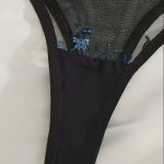 Black Transparent Set with Blue Flowers - Image 6