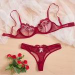 Ruby Red Transparent Set