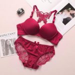 Bright Maroon China Front Open Butterfly Set